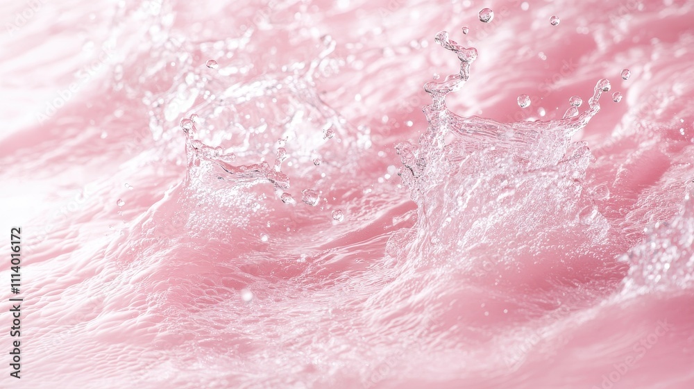 Abstract water,pink water surface,water drops falling,cosmetic background with rings, water surface and ripples,Spa concept background,Splash cosmetic moisturizer water,skincare,Flat lay,copy space. Abstract water,pink water surface,water drops falling,cosmetic background with rings, water surface and ripples,Spa concept background,Splash cosmetic moisturizer water,skincare,Flat lay,copy space.