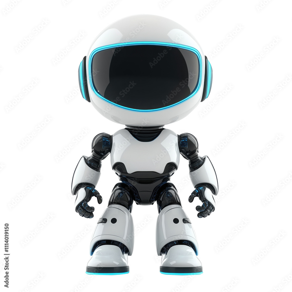 Cute Little Robot: A charming, friendly robot with a sleek, modern design. Perfect for projects related to technology, children's books, or futuristic concepts. Cute Little Robot: A charming, friendly robot with a sleek, modern design. Perfect for projects related to technology, children's books, or futuristic concepts.