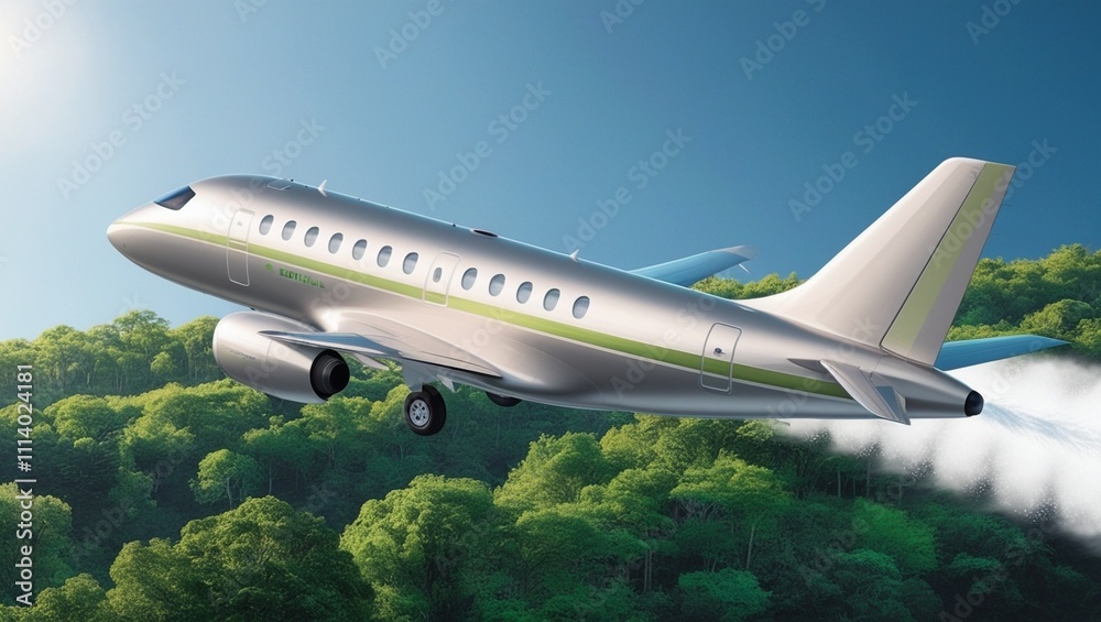 Fototapeta premium airplane in the sky