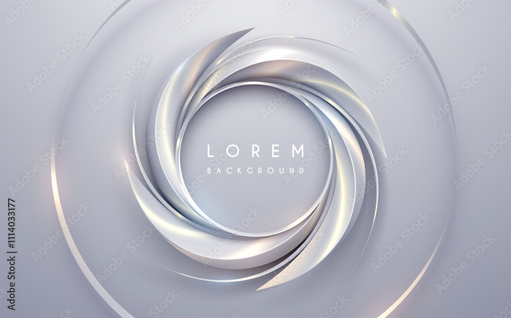Abstract circle soft light shapes background