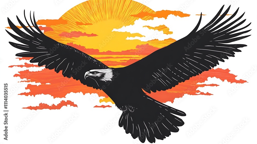 Eagle in the Sky Double Exposure Eagle in the Sky Double Exposure