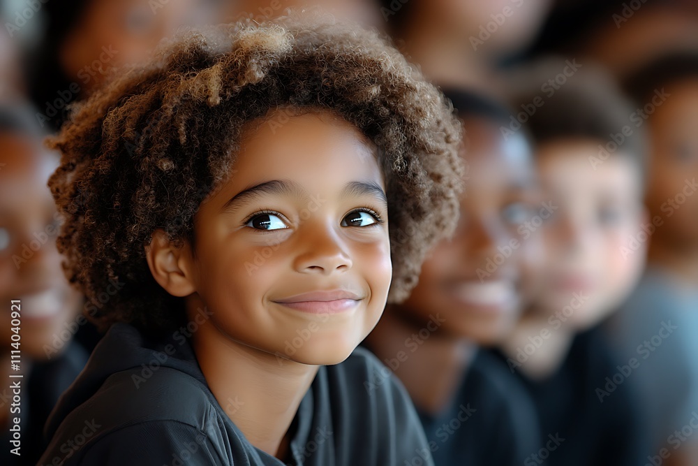 Diverse Group of African Descent Children Smiling and Playing Together Outdoors Diverse Group of African Descent Children Smiling and Playing Together Outdoors