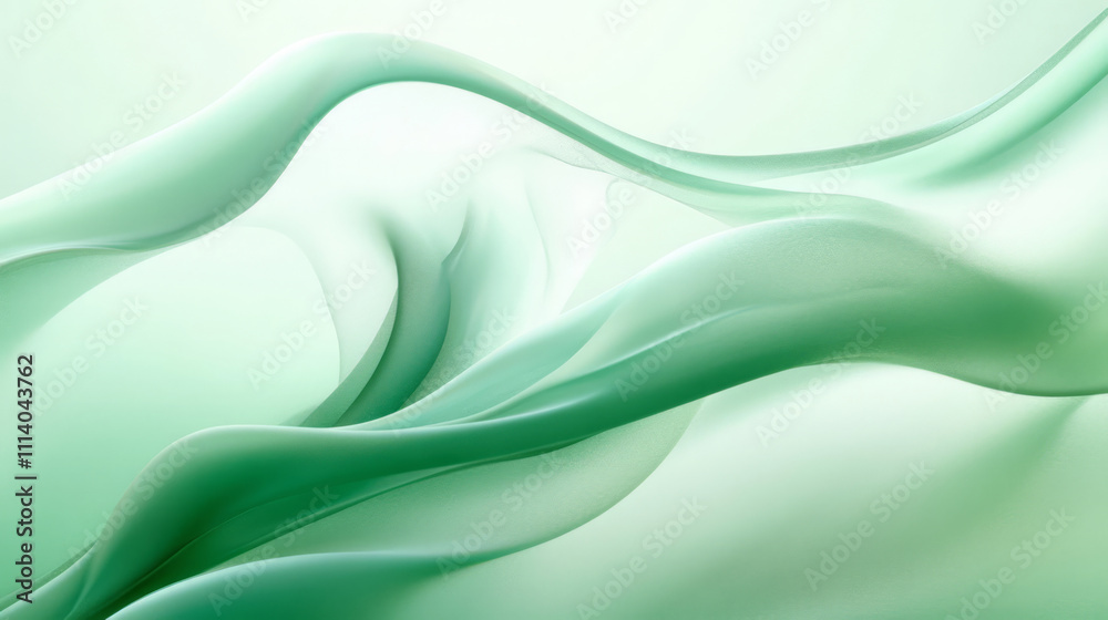 Mint green silk textile fabric texture abstract background Mint green silk textile fabric texture abstract background