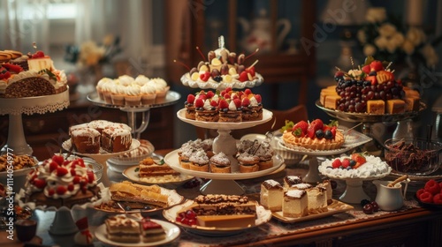 Delightful celebration of International Dessert Day with exquisite sweets and treats on display