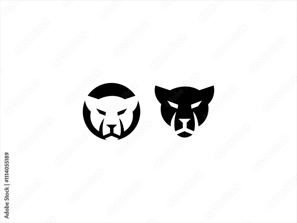 Elegant Panther Logo,Black Panther Emblem,Stealth Panther Logo,Luxury Panther Icon,Modern Panther Symbol,Strong and Elegant Vector Design. 