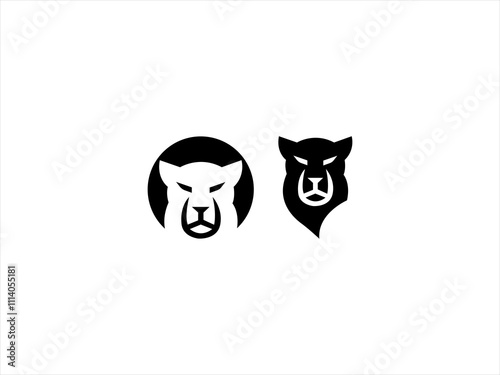 Elegant Panther Logo,Black Panther Emblem,Stealth Panther Logo,Luxury Panther Icon,Modern Panther Symbol,Strong and Elegant Vector Design. 