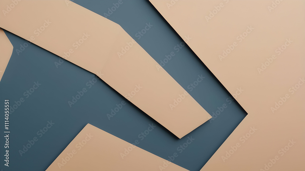 Minimalist Slate Blue, Warm Beige Geometric Background with Soft Gradients and Modern Aesthetic Minimalist Slate Blue, Warm Beige Geometric Background with Soft Gradients and Modern Aesthetic