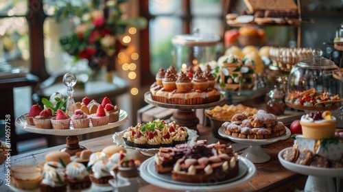 International Dessert Day celebration featuring a vibrant array of sweets and treats at a local venue