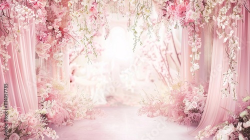 wedding flower decoration, flower backdrop background, rose wall, white rose, colorful background, fresh rose