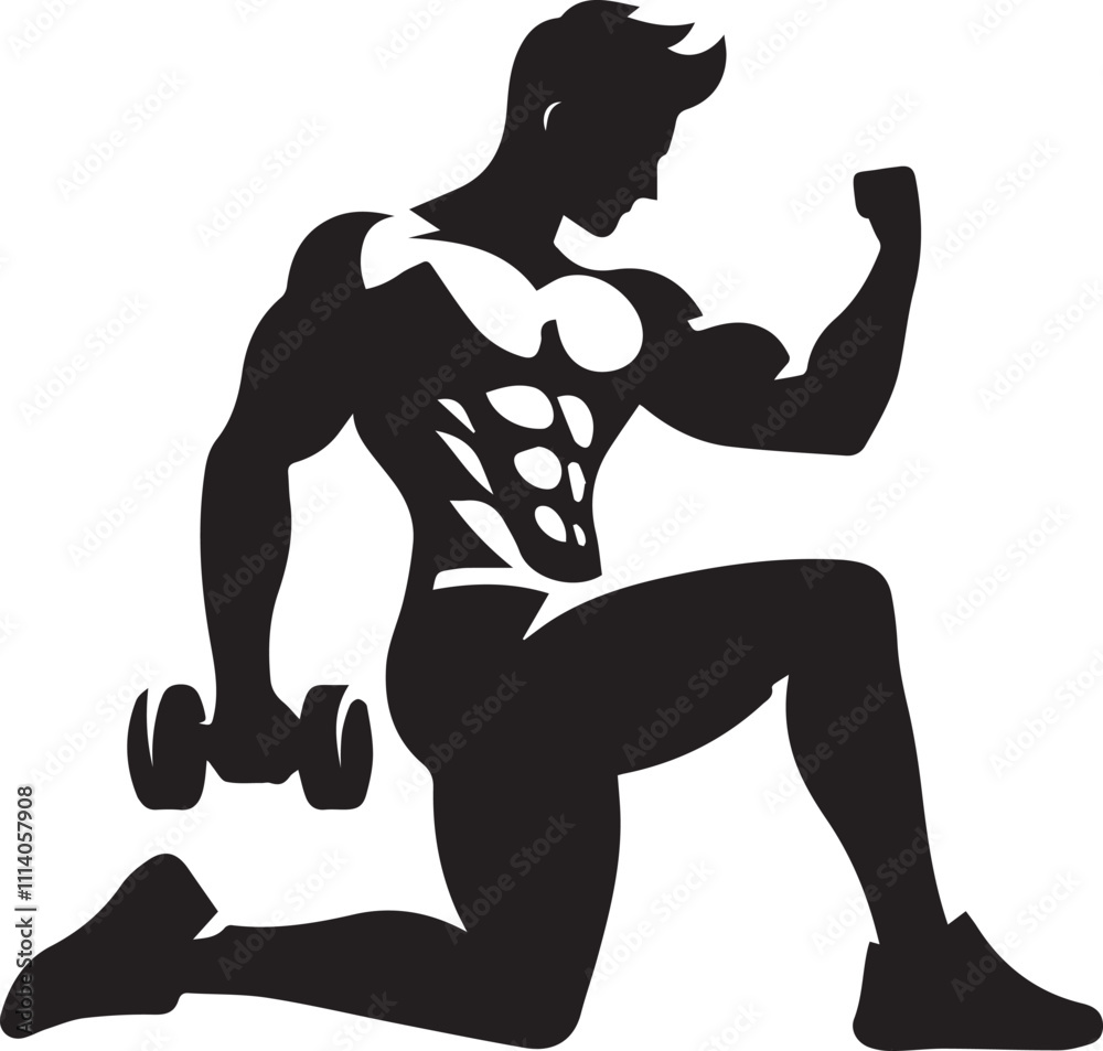 Workout logo icon .design vector art Workout logo icon .design vector art