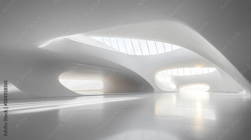 Modern Art Center Building Interior Space Modern Art Center Building Interior Space