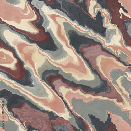 Vintage abstract blue red marbling marble marmer seamless surface pattern design for fabric fashion or wallpaper background needs	