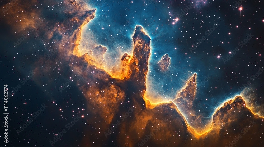 cloud nebula of a colorful cosmic galaxy. Starry night sky. Astronomy and universe science. Background wallpaper of a supernova. cloud nebula of a colorful cosmic galaxy. Starry night sky. Astronomy and universe science. Background wallpaper of a supernova.