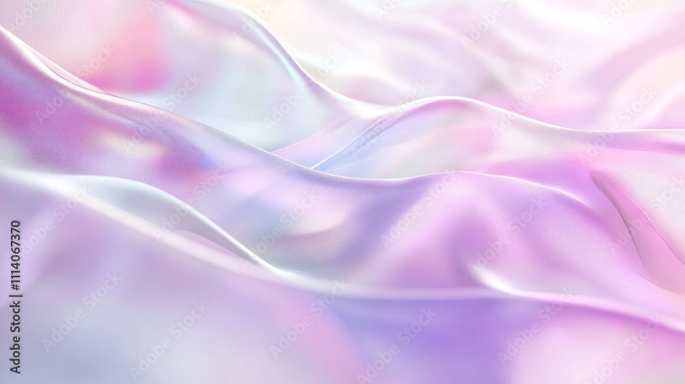 Obraz premium Charming smooth satin and silk pink fabric for background