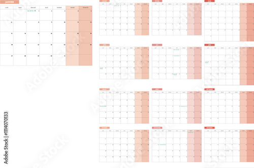 2025 calendar planification