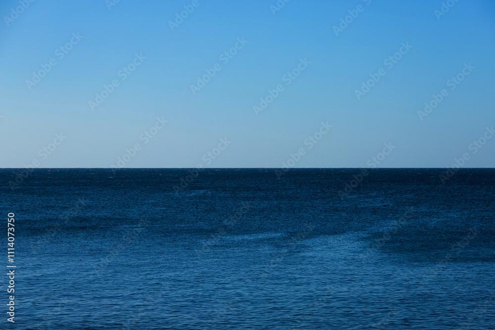 Seascape. Red Sea, sea horizon. Copy space. Seascape. Red Sea, sea horizon. Copy space.