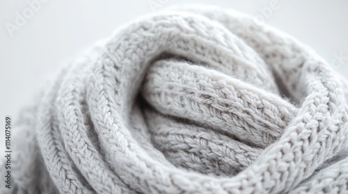 Knitted scarf white background clothing crochet.