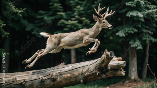 deer in the woods