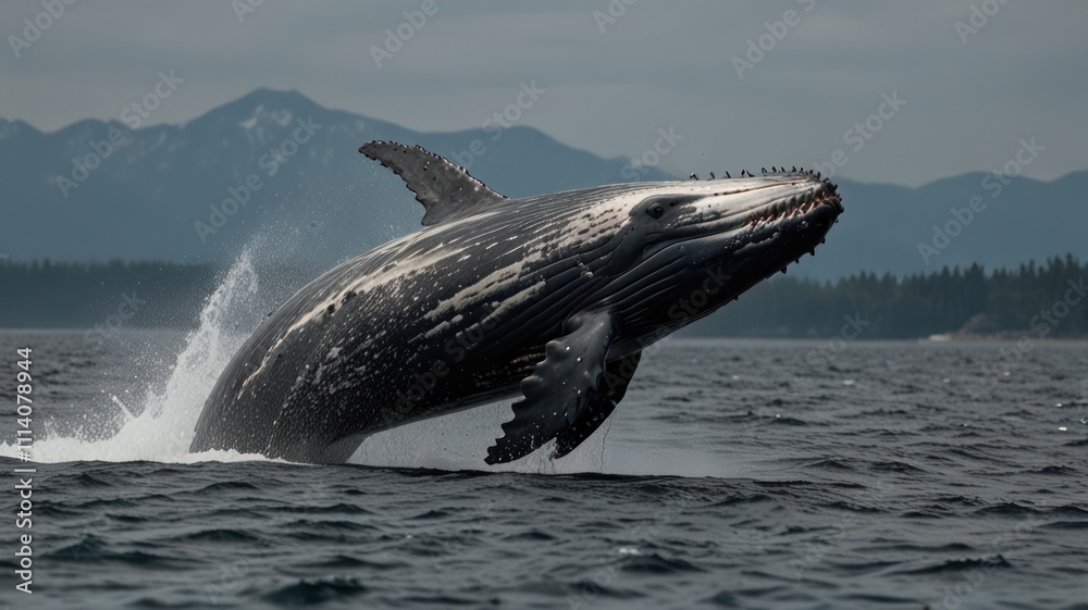 Fototapeta premium Whale's Leap