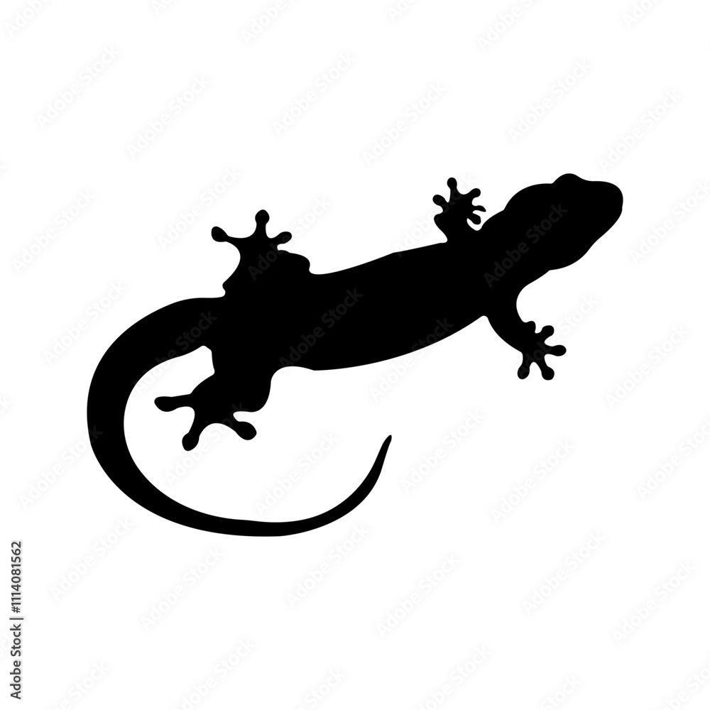 minimalist black and white lizard design minimalist black and white lizard design