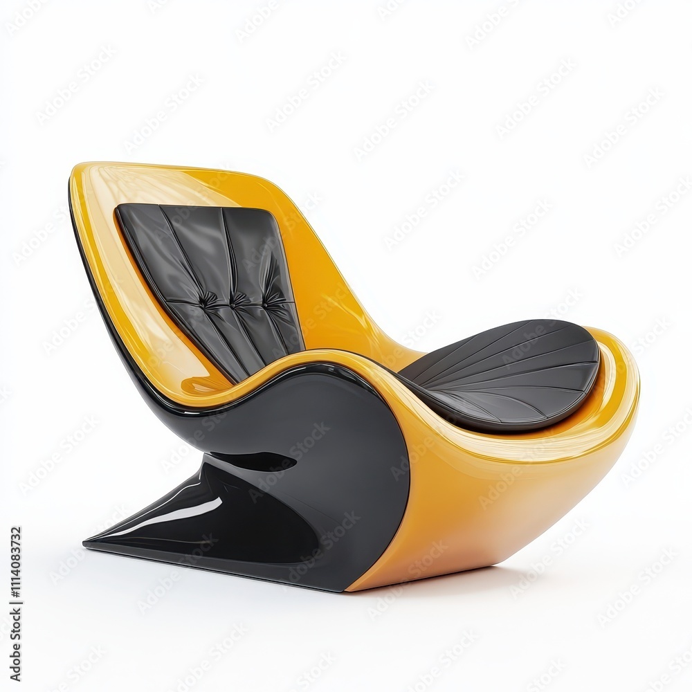 Modern chair isolated on white background. Stylish furniture. Modern chair isolated on white background. Stylish furniture.