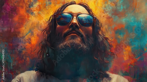 Jesus wears sunglasses art spirituality creativity.