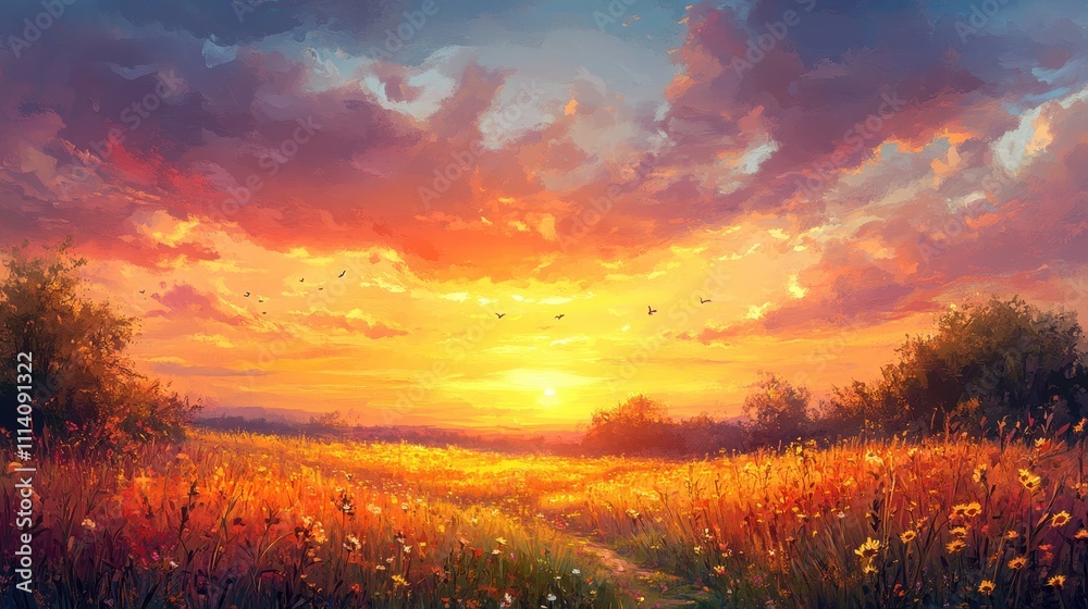 Sunset sky backgrounds outdoors nature. Sunset sky backgrounds outdoors nature.