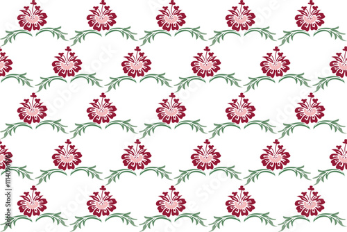 Damask patterns feature intricate, symmetrical motifs inspired by floral or ornamental designs. Often elegant and timeless, they are ideal for clothing, rugs, and home decor.