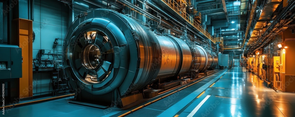 Power unit at a nuclear power plant. Power unit at a nuclear power plant.