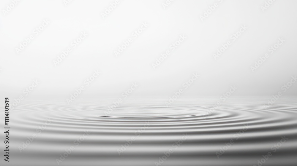 Calm water surface with ripples and soft lighting Calm water surface with ripples and soft lighting