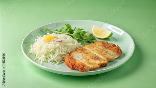 pork cutlets in studio photo shoot