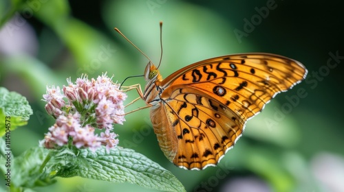 Butterfly flower insect animal photo