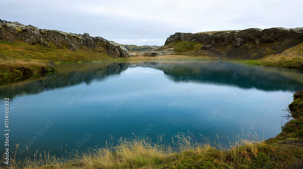 blue lake landscape background nature scene blue lake landscape background nature scene