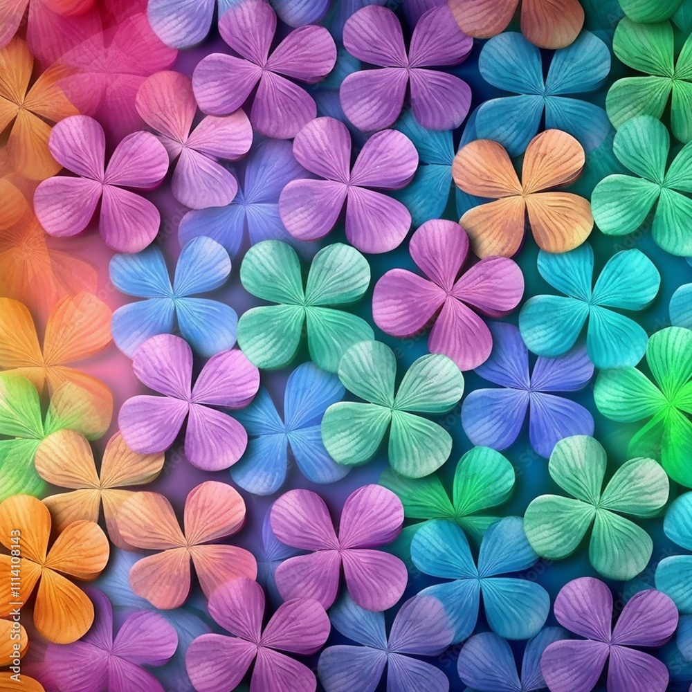 Colorful leaves pattern wallpaper Colorful leaves pattern wallpaper