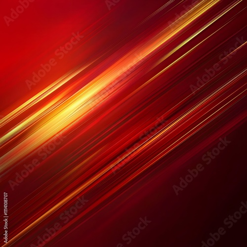 Red gradient background with golden light