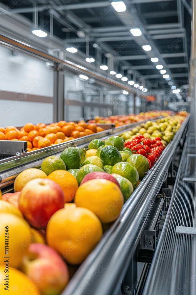 Efficient Fruit Sorting System in Modern Produce Factory for Quality and Freshness Efficient Fruit Sorting System in Modern Produce Factory for Quality and Freshness
