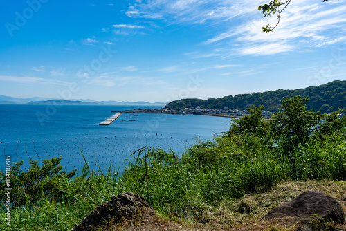 相島の海沿いの風景（福岡県新宮町）