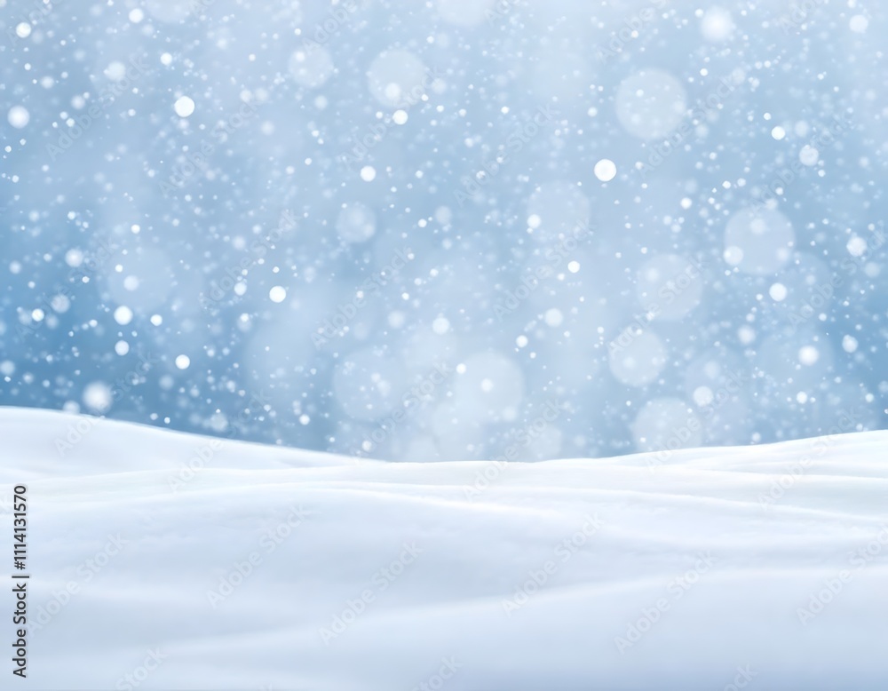 Beautiful Falling Snowflakes on the Ground for Winter Wonderland Beautiful Falling Snowflakes on the Ground for Winter Wonderland