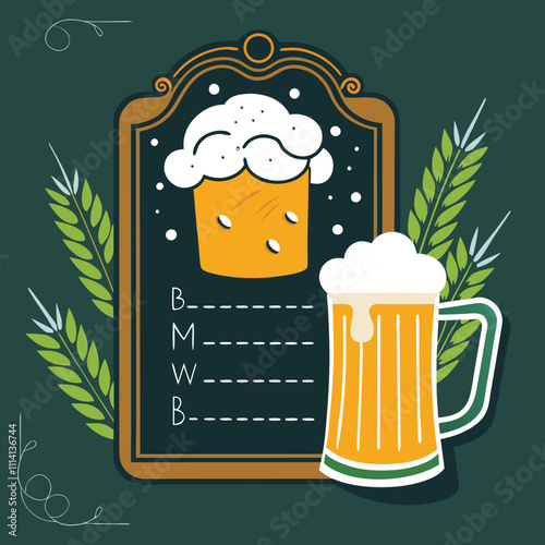  Beer Chalkboard Menu