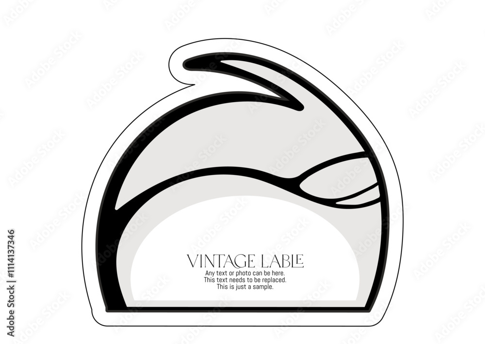 Tree with branch silhouette Clip art, set of elements for design Border, frame, template for product label, cosmetic packaging. Outline hand drawing. In art nouveau style, vintage, old, retro style. Tree with branch silhouette Clip art, set of elements for design Border, frame, template for product label, cosmetic packaging. Outline hand drawing. In art nouveau style, vintage, old, retro style.