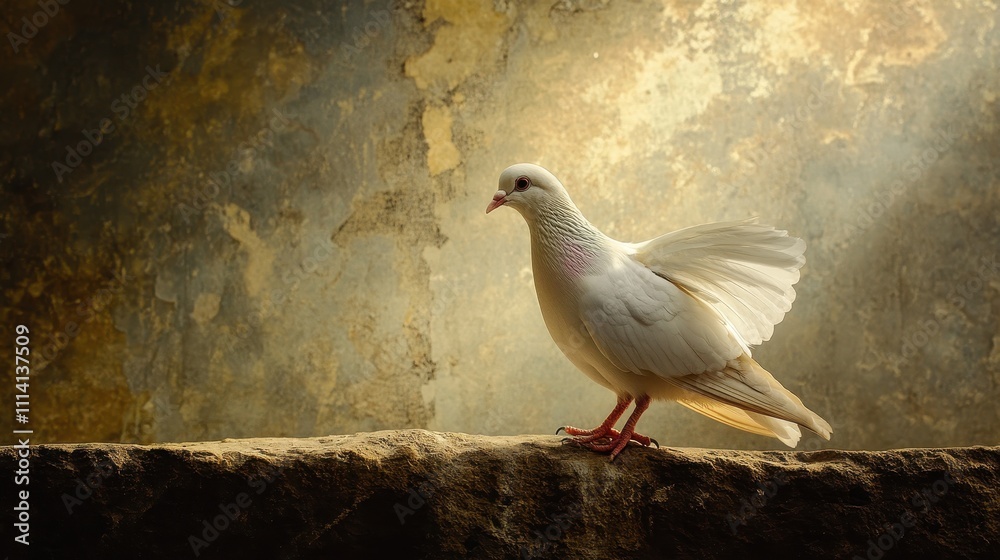 Obraz premium Christ holy dove animal pigeon bird.