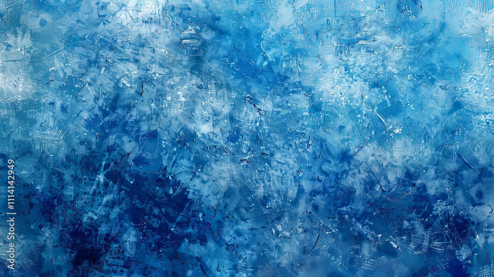 Abstract Blue Textured Background with Brushstrokes and Scratches Abstract Blue Textured Background with Brushstrokes and Scratches
