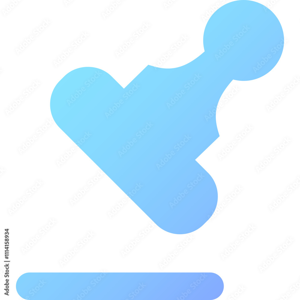 Digital stamp icon representing business branding and approval processes in various industries Digital stamp icon representing business branding and approval processes in various industries