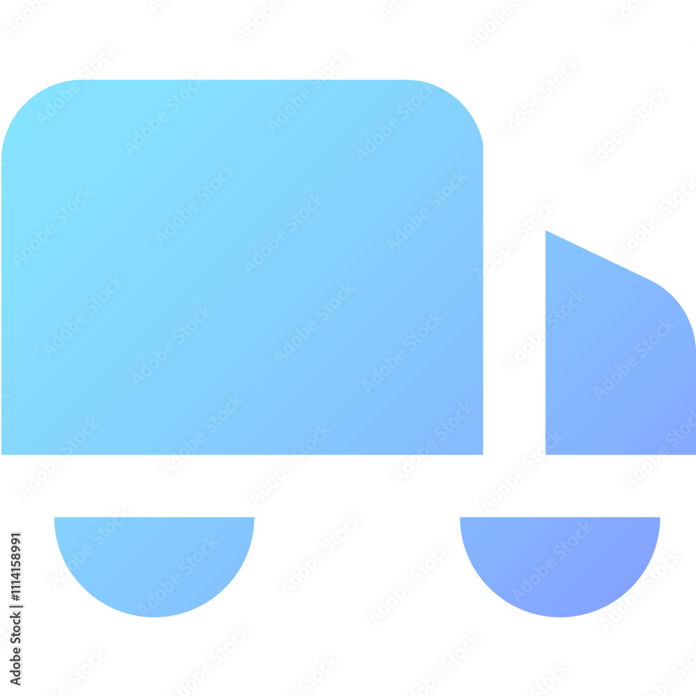 Business icons featuring a minimalistic delivery truck design suitable for various applications Business icons featuring a minimalistic delivery truck design suitable for various applications