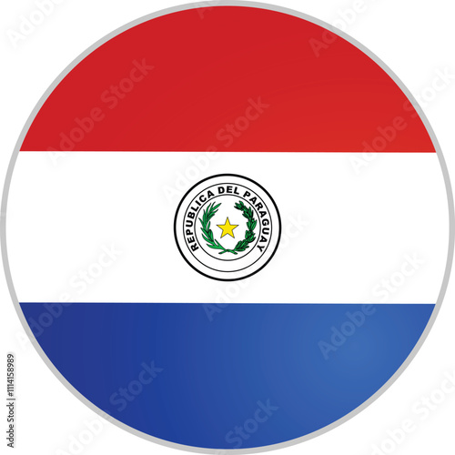 Paraguay Round Flag Vector Free Download Paraguay Round Flag Vector - GFXLoad