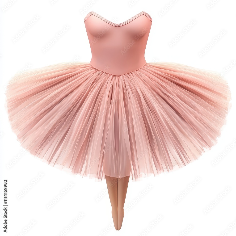 illustration of a ballet tutu from the front, isolated on a white background, ideal for dance-themed graphics. illustration of a ballet tutu from the front, isolated on a white background, ideal for dance-themed graphics.