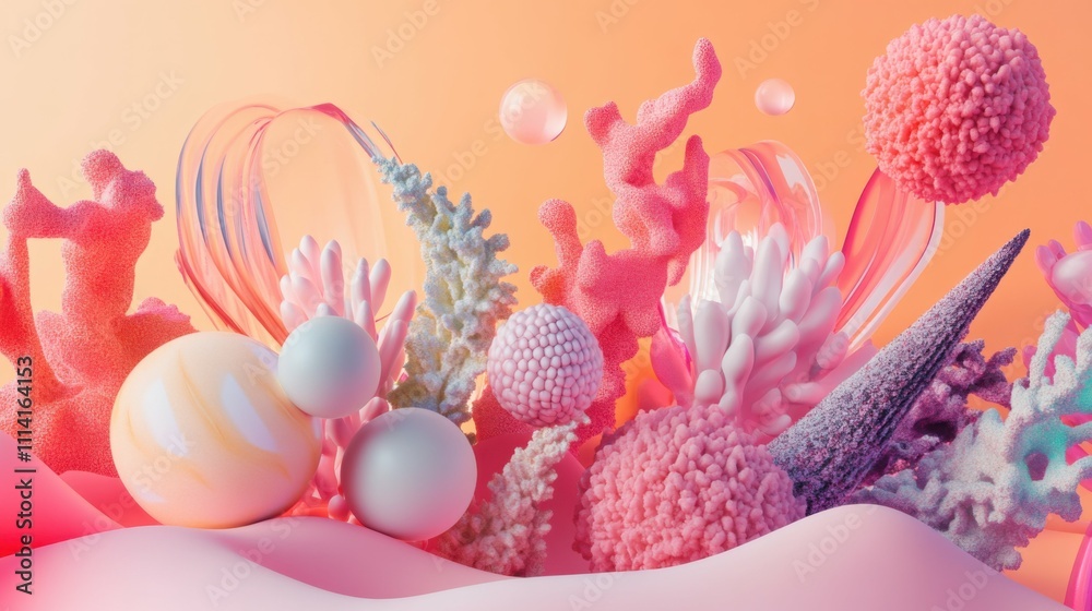 Abstract shapes and gradients blending into each other, symbolizing creativity and artistic flow, isolated on a soft pastel background, modern and fluid design. Abstract shapes and gradients blending into each other, symbolizing creativity and artistic flow, isolated on a soft pastel background, modern and fluid design.