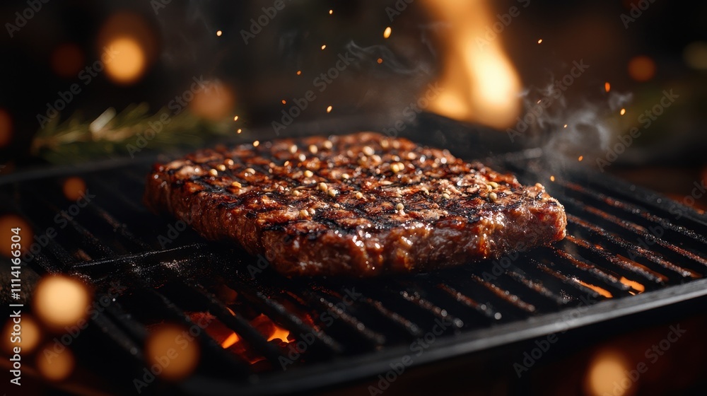 Weihnachtsessen mit gegrilltem. Generative AI Technologie Weihnachtsessen mit gegrilltem. Generative AI Technologie