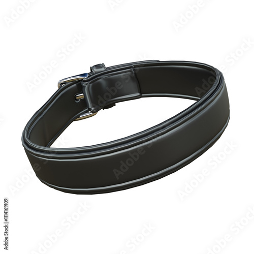 punk collar isolated 3d rendered illustration