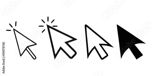 Mouse Cursor Icon Set